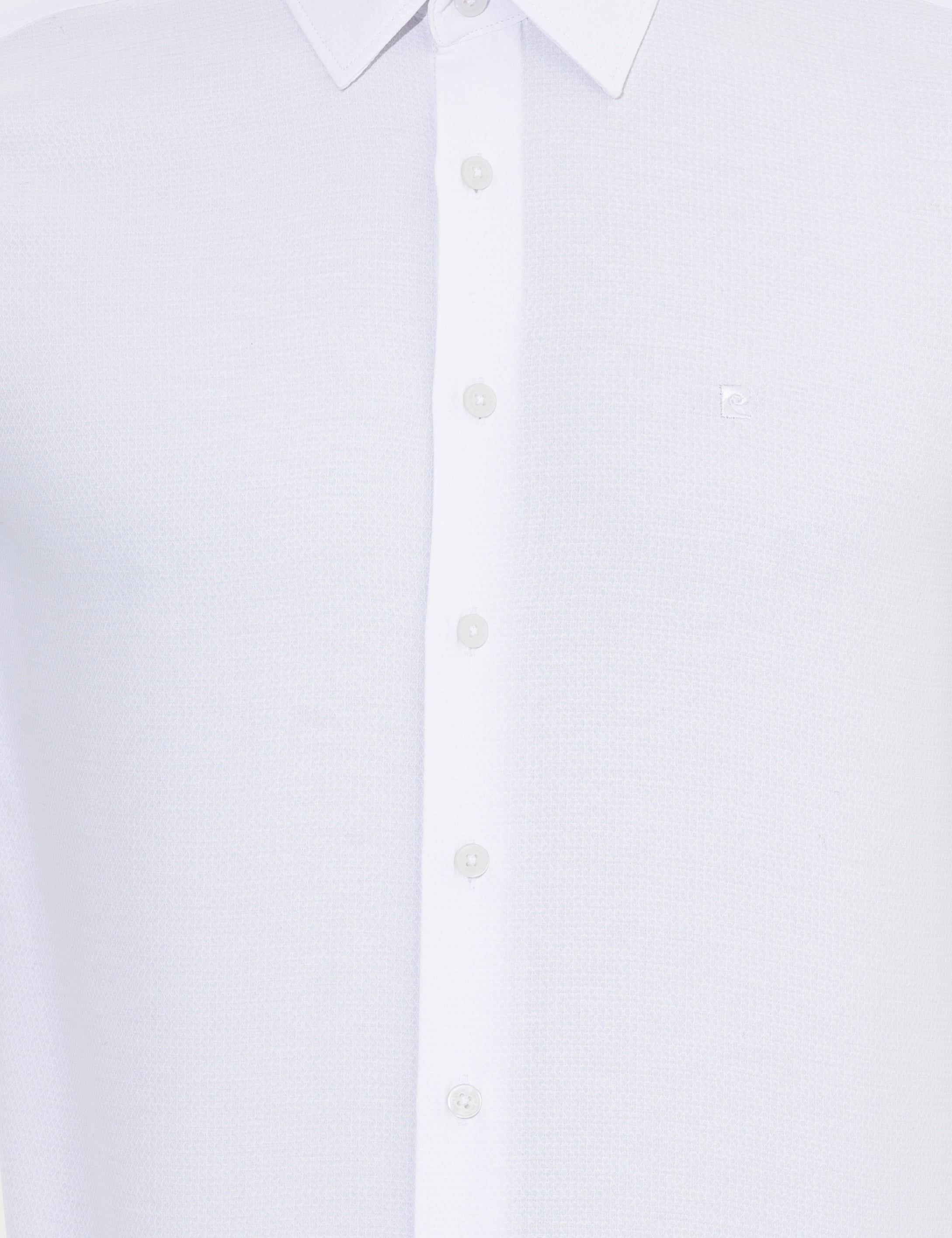 Beyaz Slim Fit Uzun Kollu Gömlek
