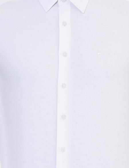 Beyaz Slim Fit Uzun Kollu Gömlek - 50259499022