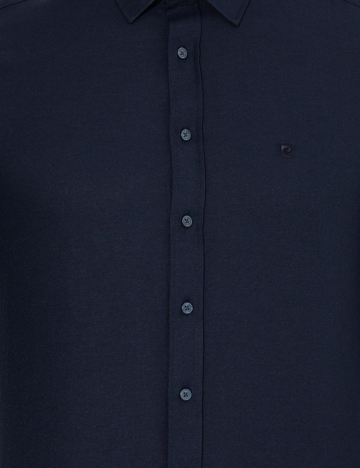 Lacivert Slim Fit Oxford Gömlek - 50260068006