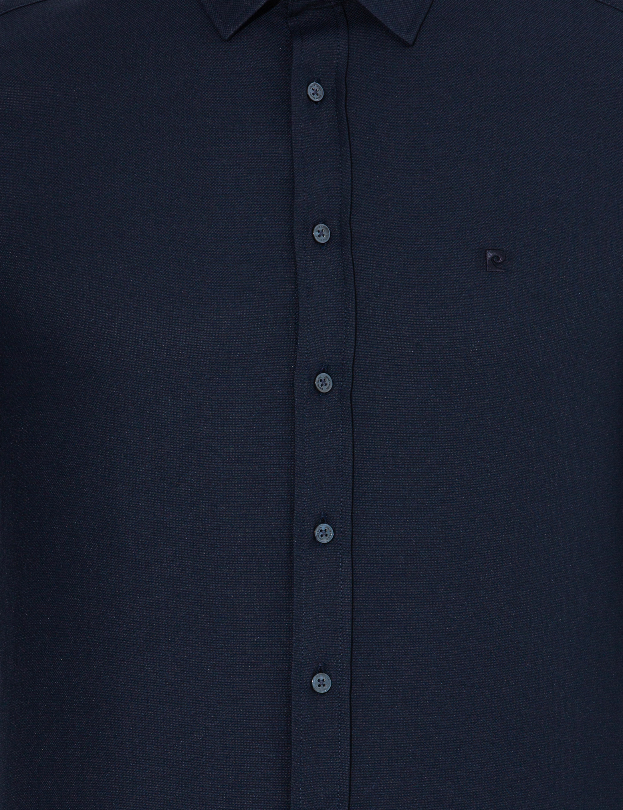 Lacivert Slim Fit Oxford Gömlek - Image 6