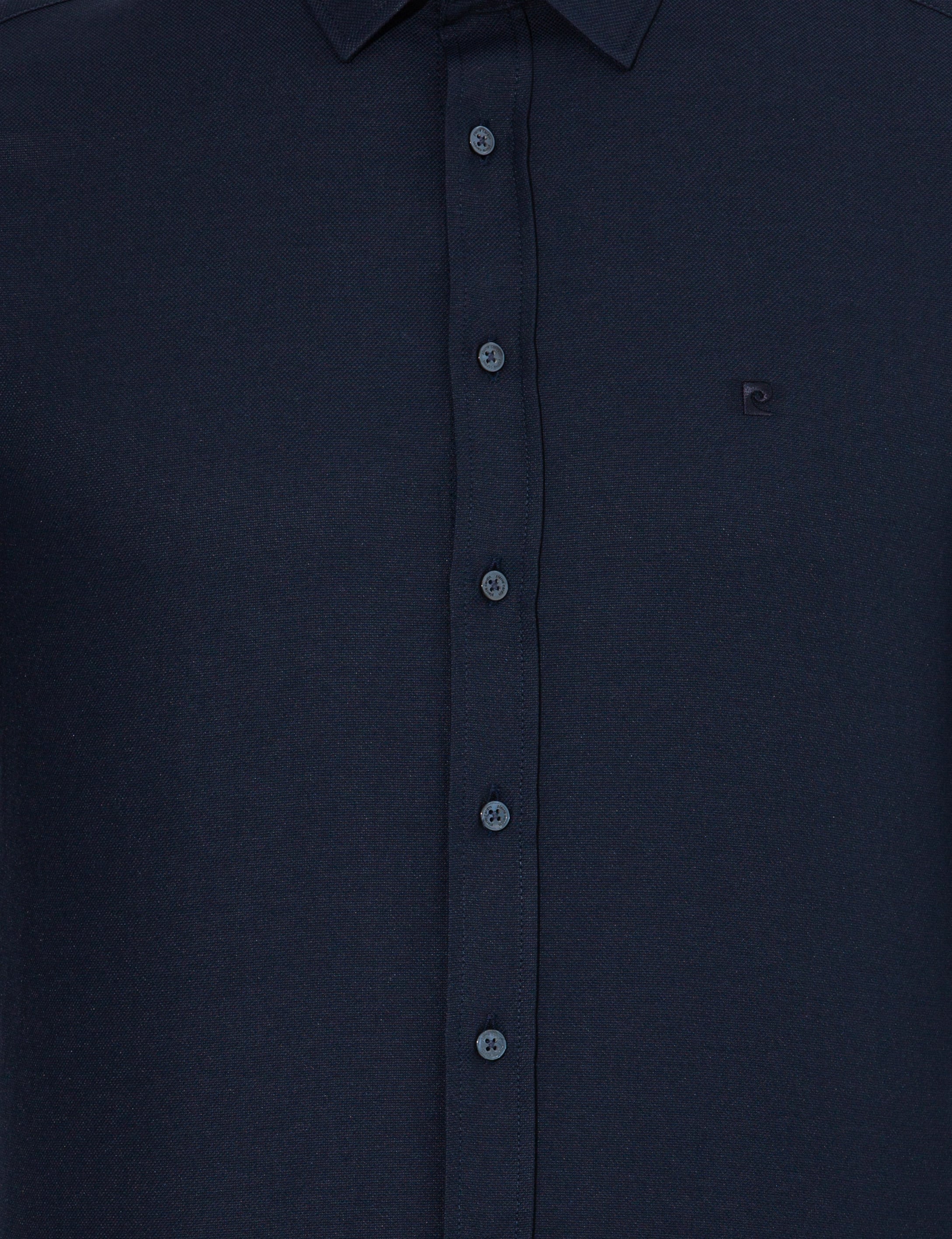 Lacivert Slim Fit Oxford Gömlek