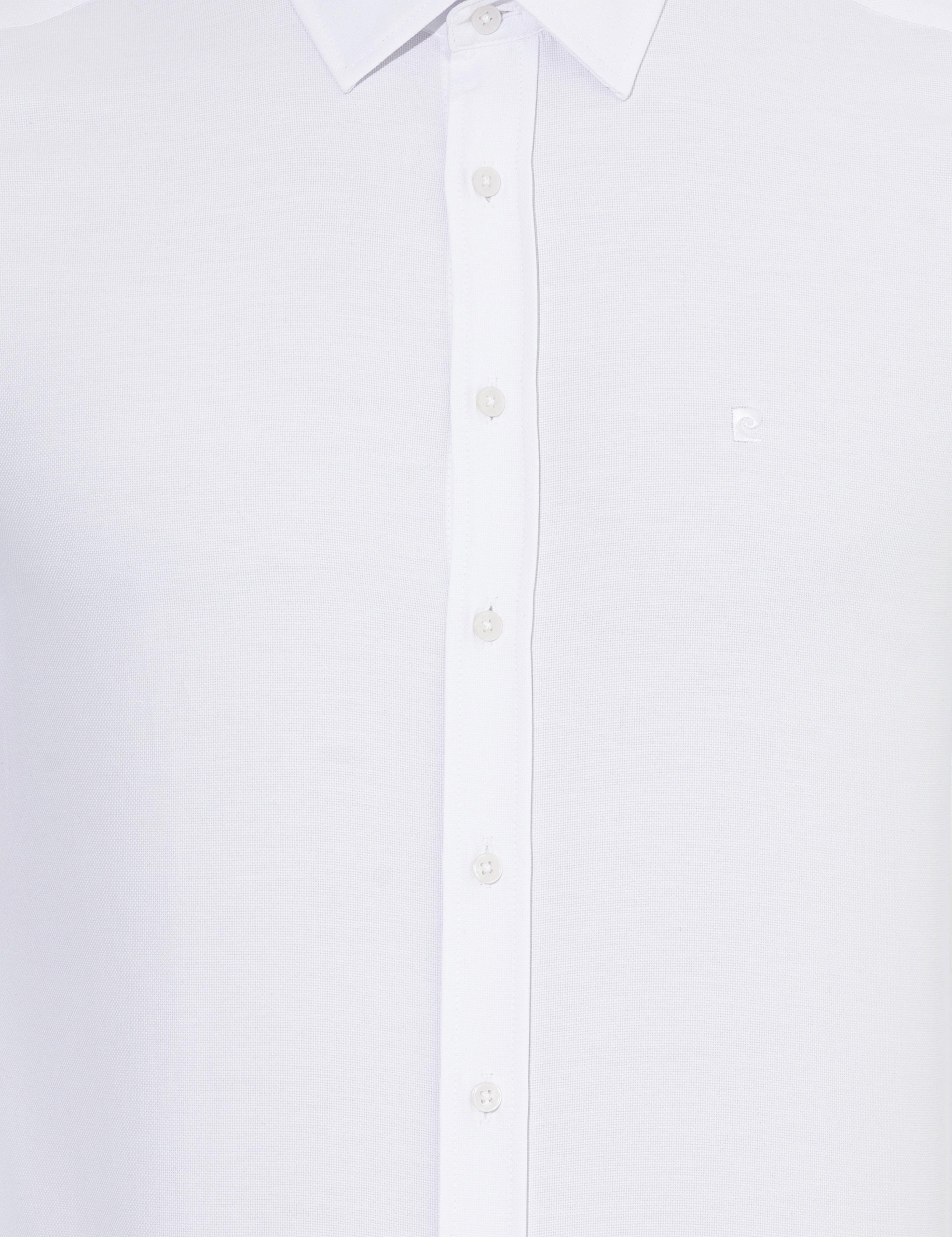 Beyaz Slim Fit Oxford Gömlek