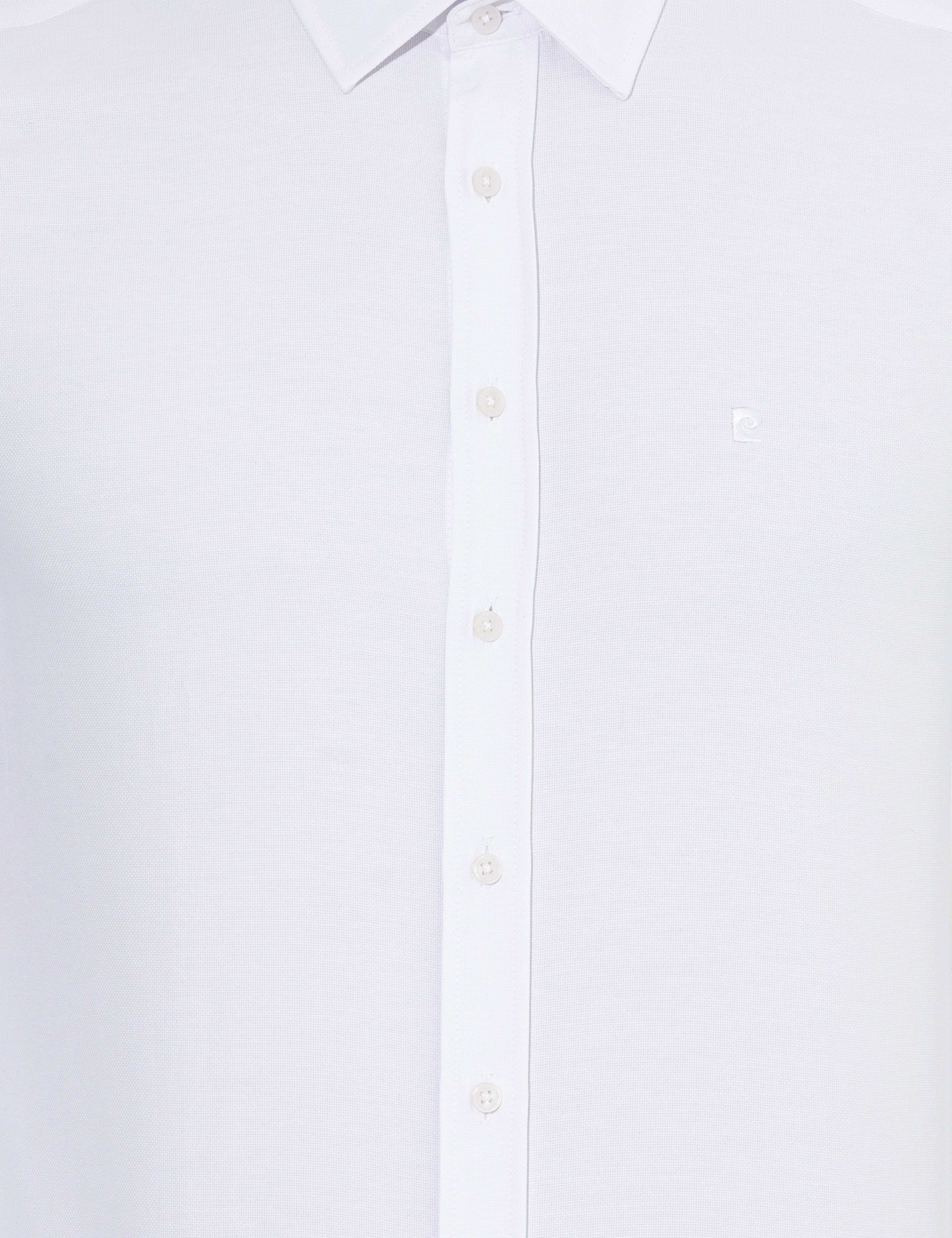 Beyaz Slim Fit Oxford Gömlek - Image 6