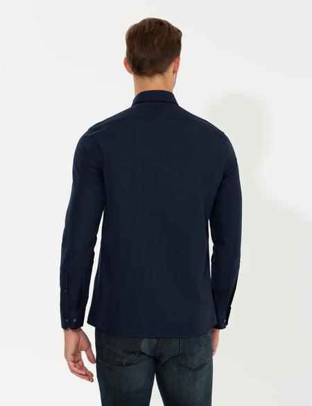 Lacivert Slim Fit Oxford Gömlek - 50260068006
