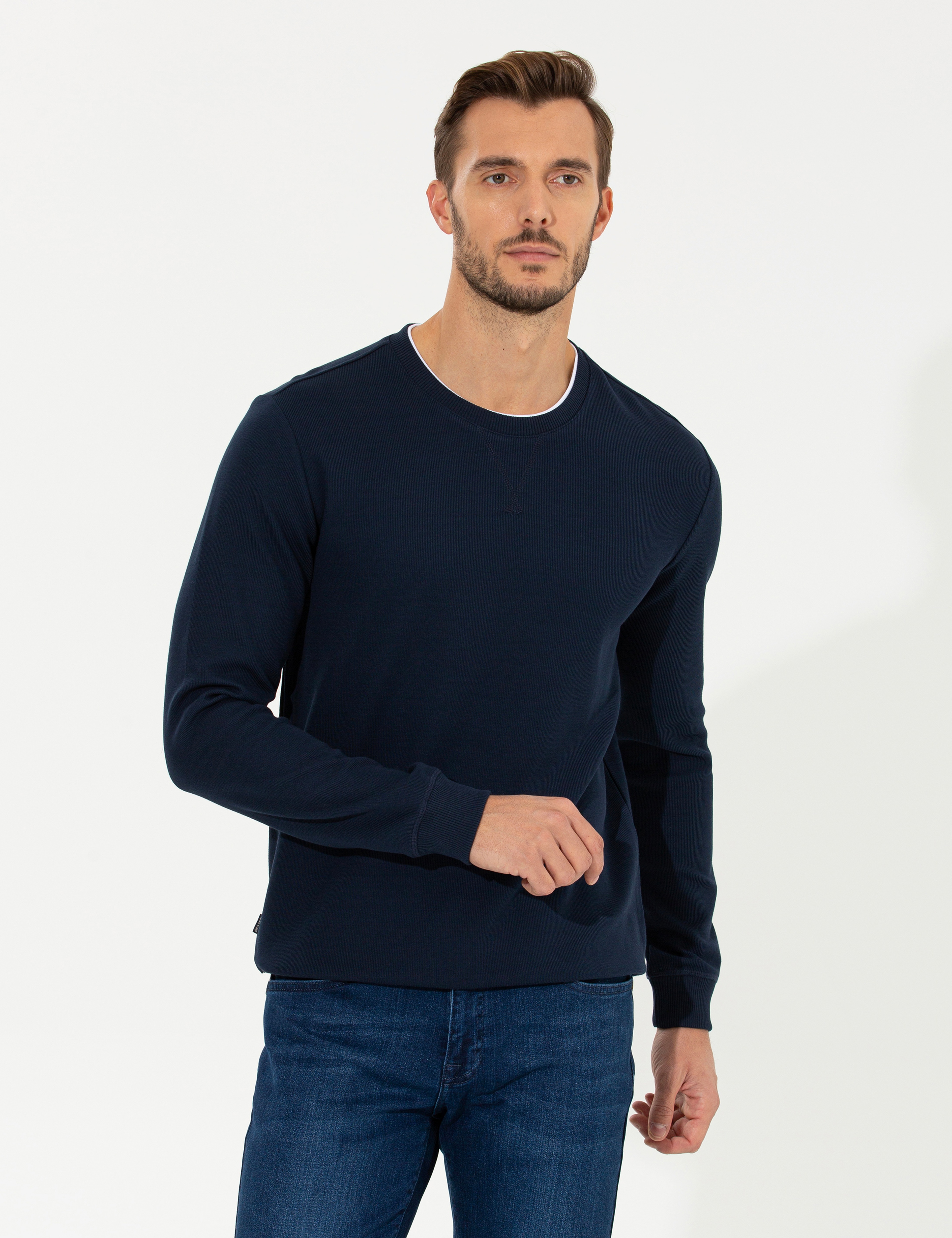 Lacivert Sweatshirt