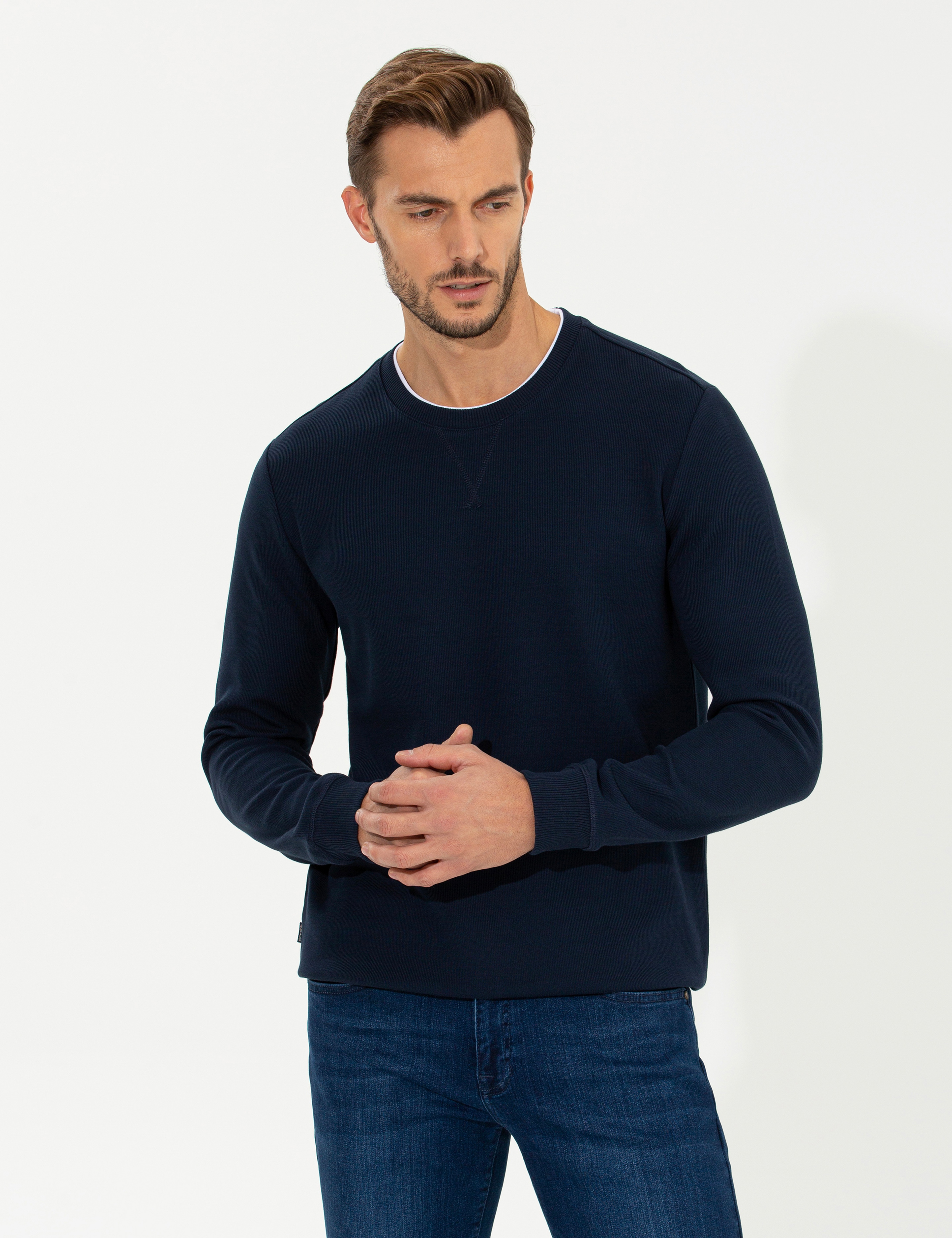 Lacivert Sweatshirt