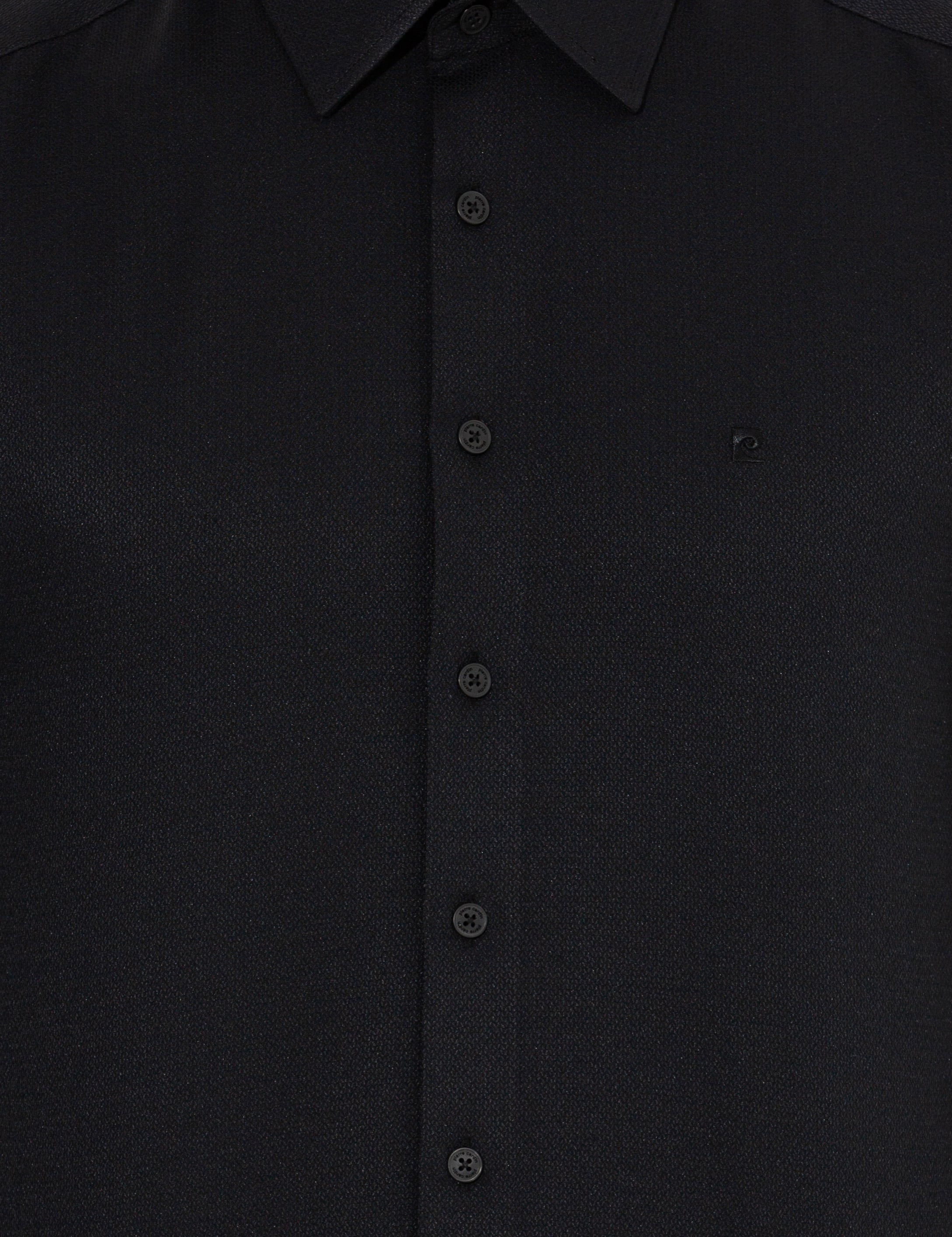 Siyah Slim Fit Uzun Kollu Gömlek