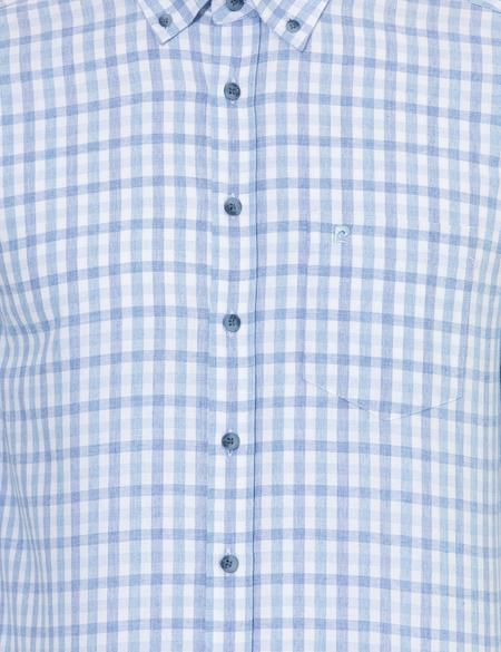 Açık Mavi Regular Fit Uzun Kollu Gömlek - 50262848007