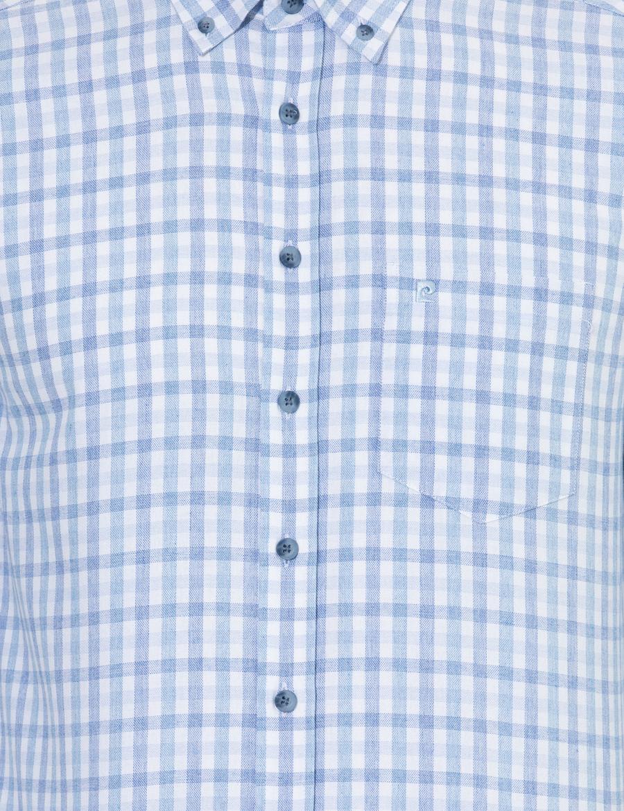 Açık Mavi Regular Fit Uzun Kollu Gömlek