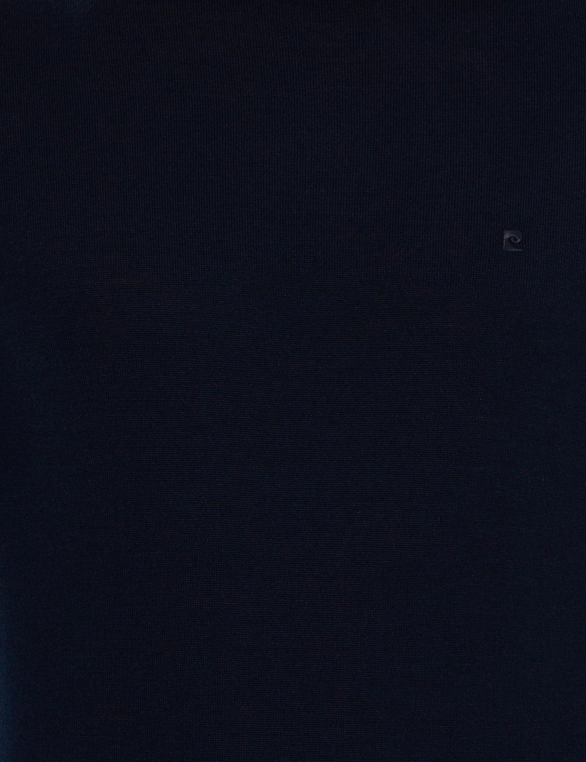 Lacivert Regular Fit Yarım Balıkçı Yaka Basic Triko Kazak - 50236754024