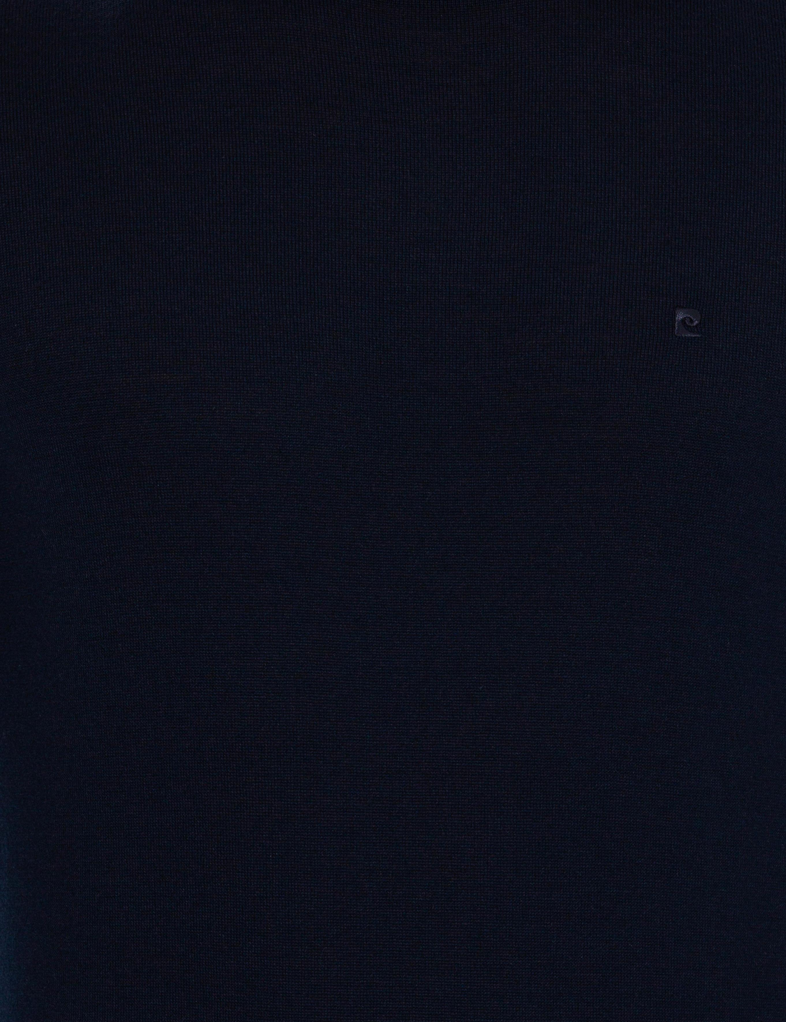 Lacivert Regular Fit Yarım Balıkçı Yaka Basic Triko Kazak