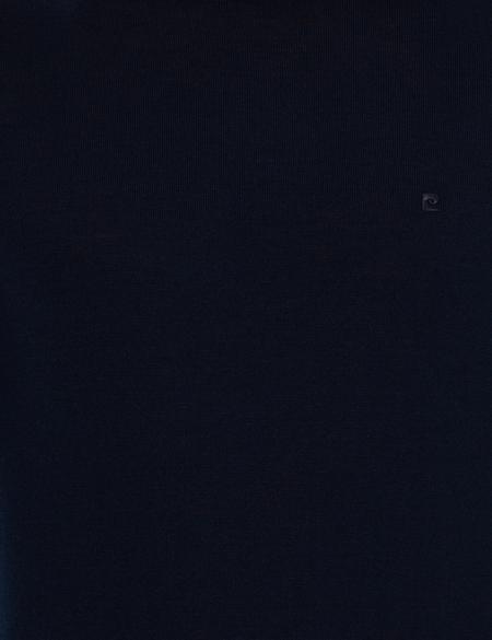 Lacivert Regular Fit Yarım Balıkçı Yaka Basic Triko Kazak - 50236754024