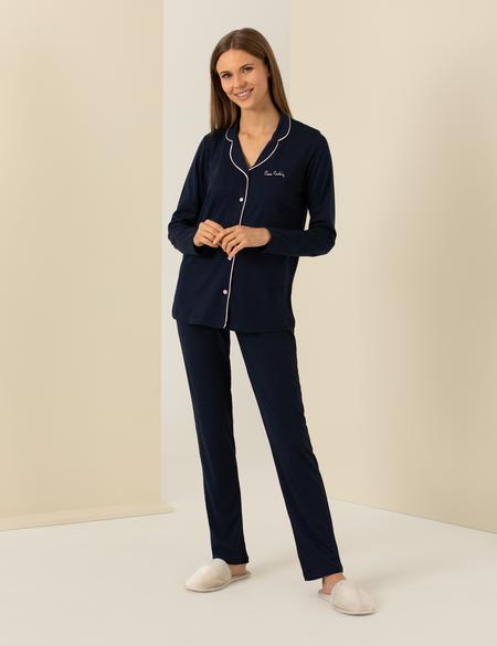 Lacivert Pijama Takımı - 50273335006