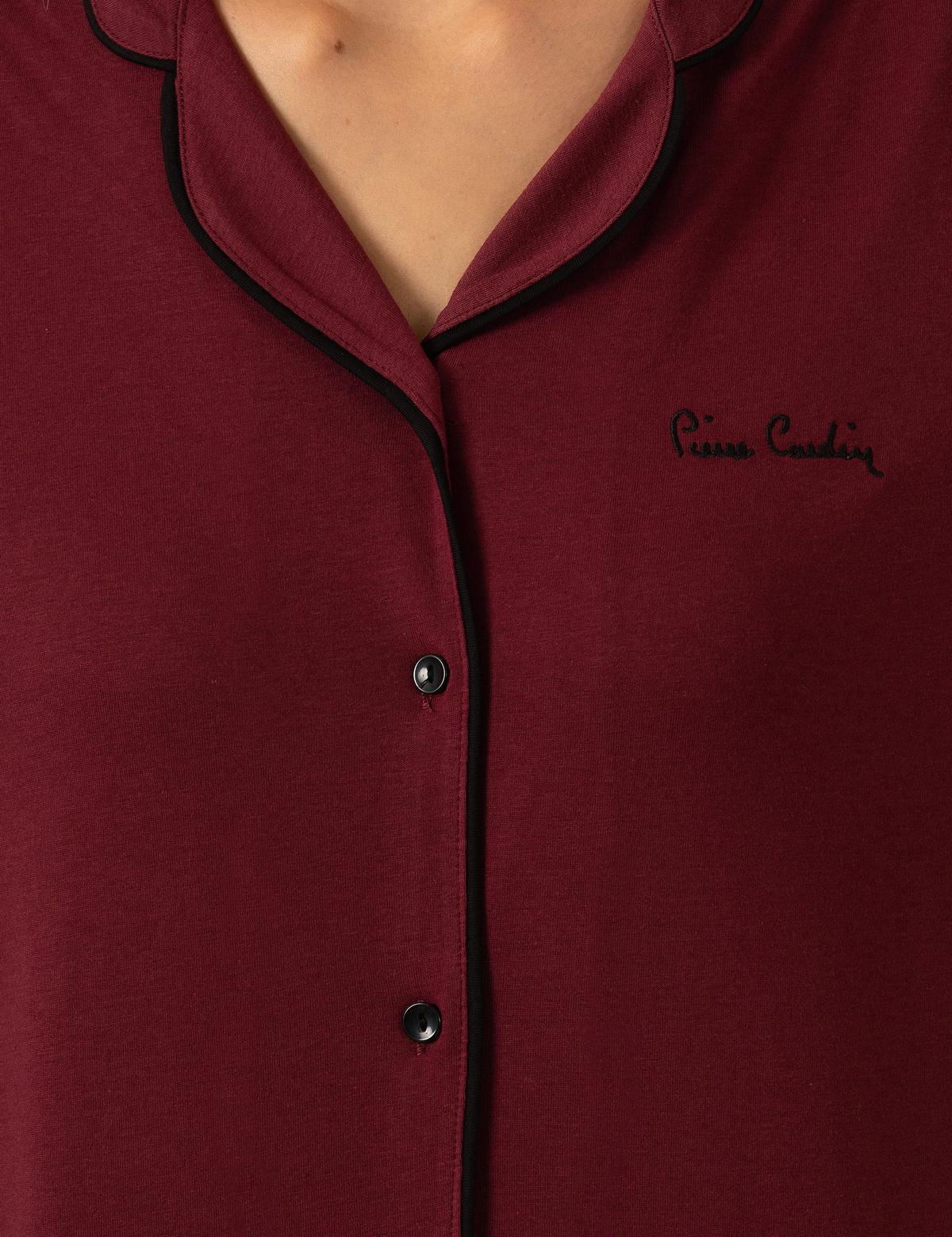 Bordo Pijama Takımı - 50273335004