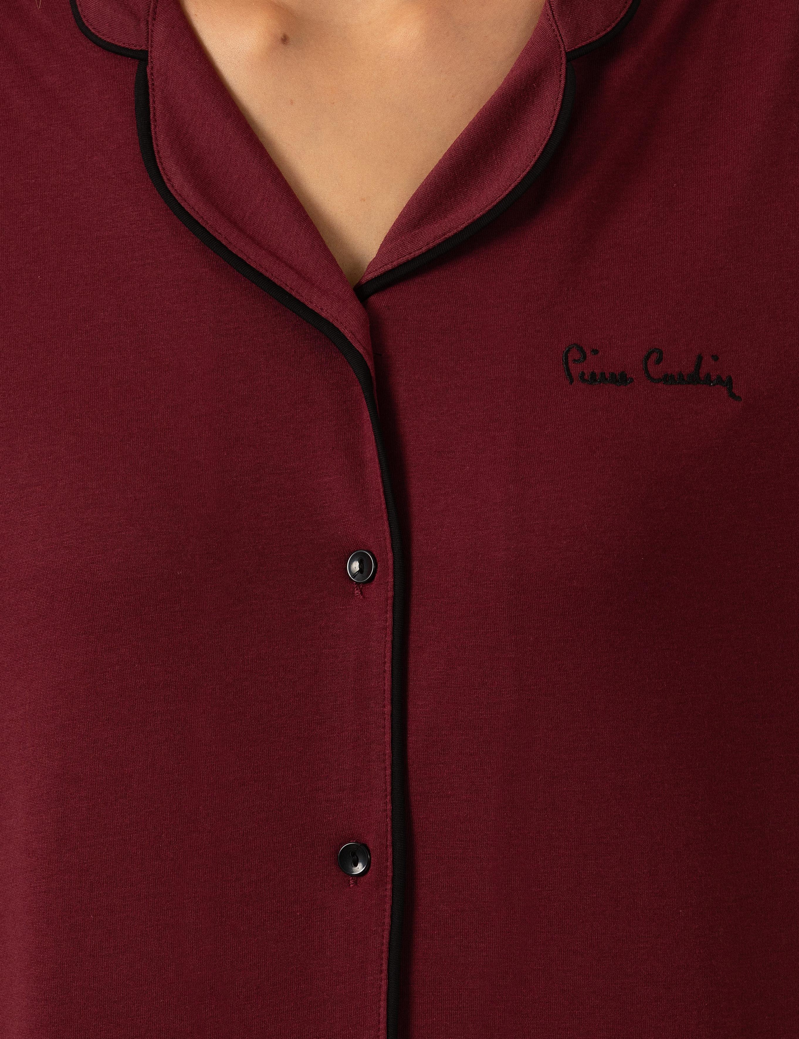 Bordo Pijama Takımı