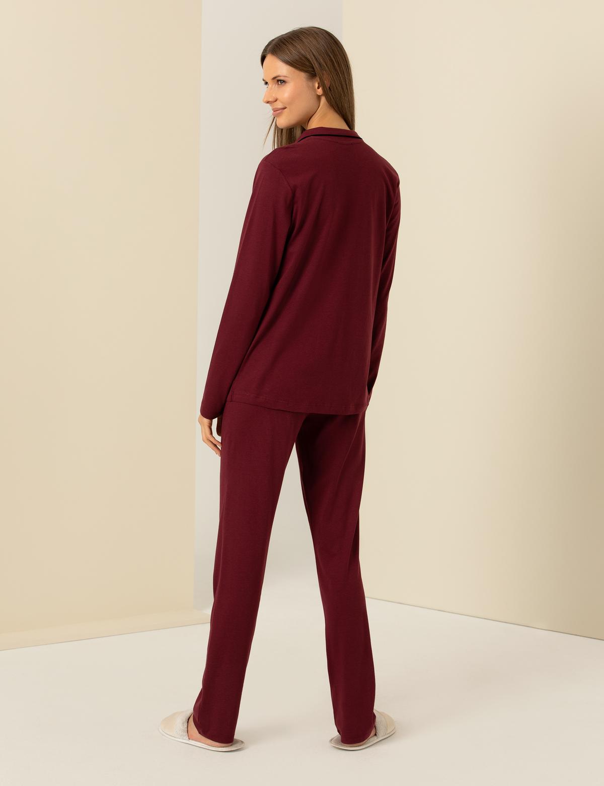 Bordo Pijama Takımı - 50273335004