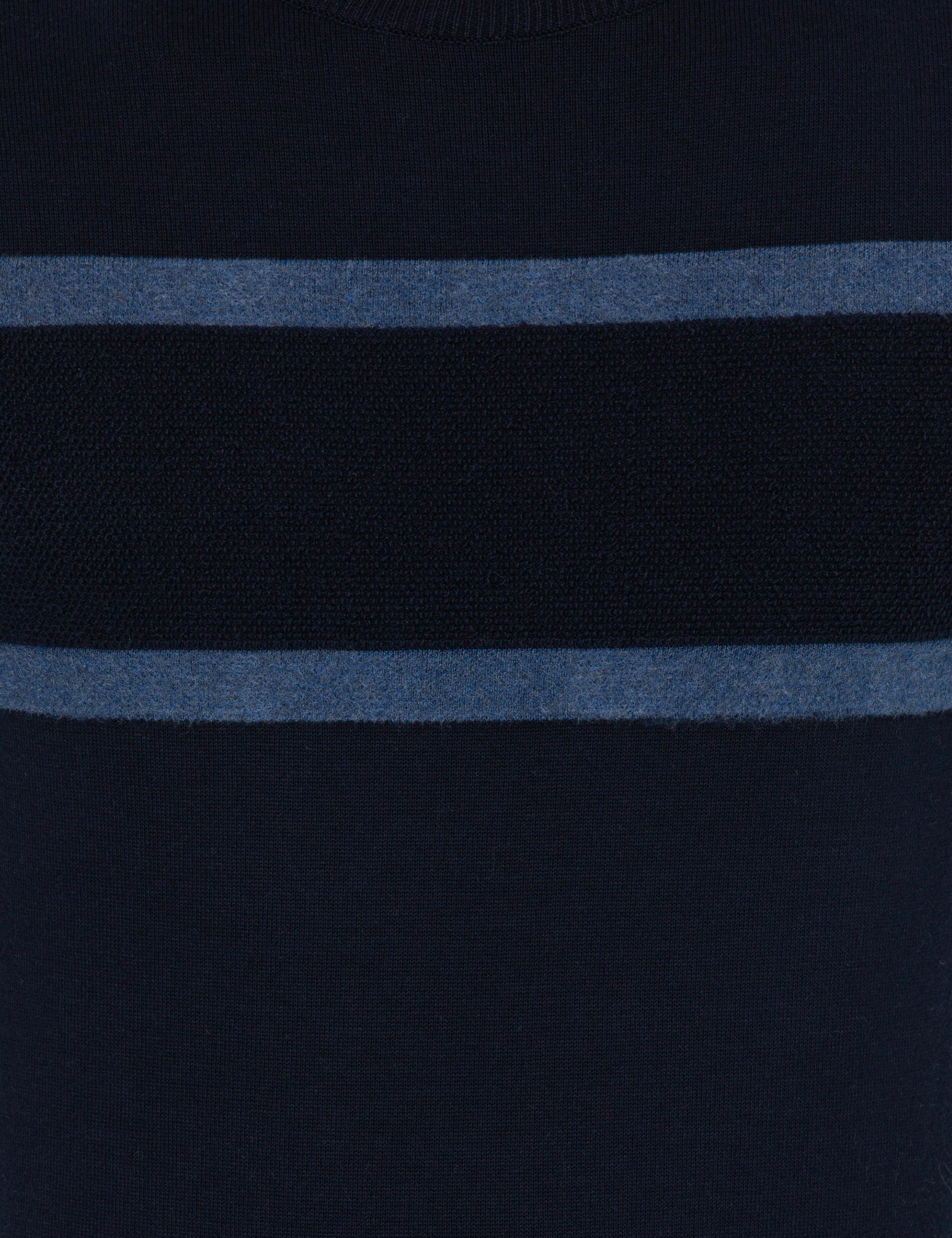 Lacivert Slim Fit Bisiklet Yaka Triko Kazak