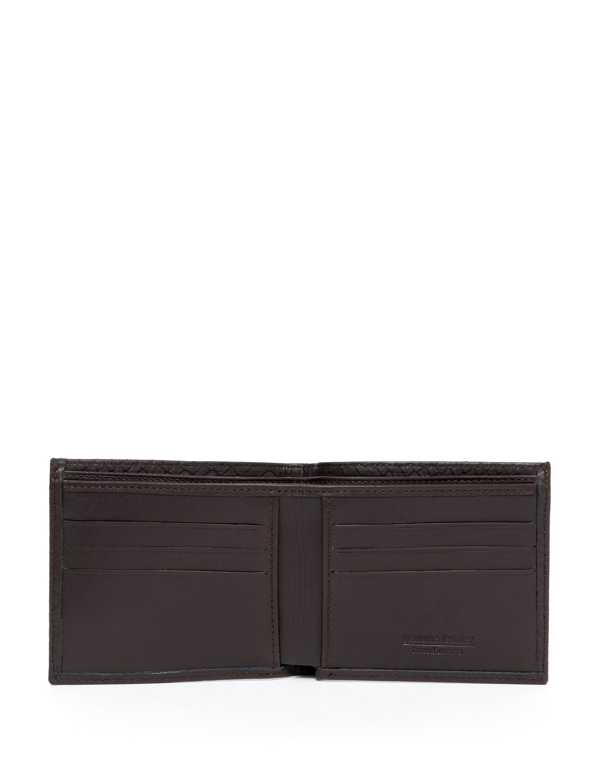 Erkek Kahverengi Deri Cüzdan - 50267799003