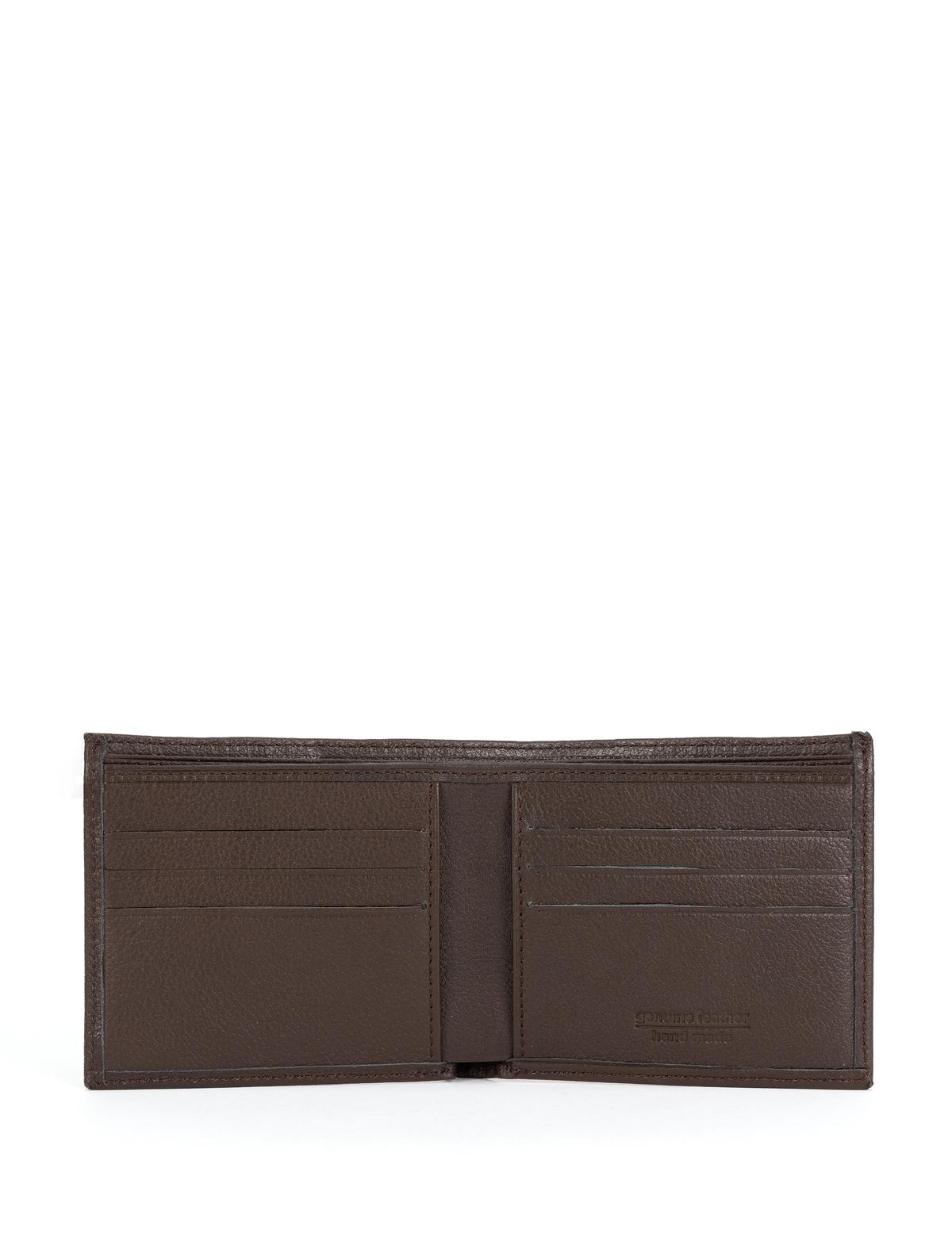 Erkek Kahverengi Deri Cüzdan - 50267812002