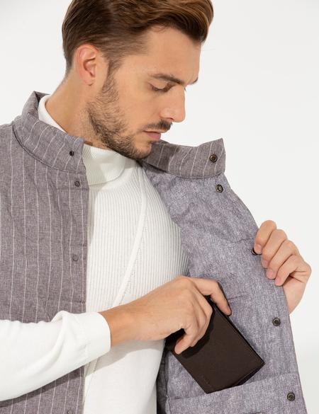 Erkek Kahverengi Deri Cüzdan - 50267812002