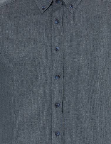 Lacivert Slim Fit Uzun Kollu Gömlek