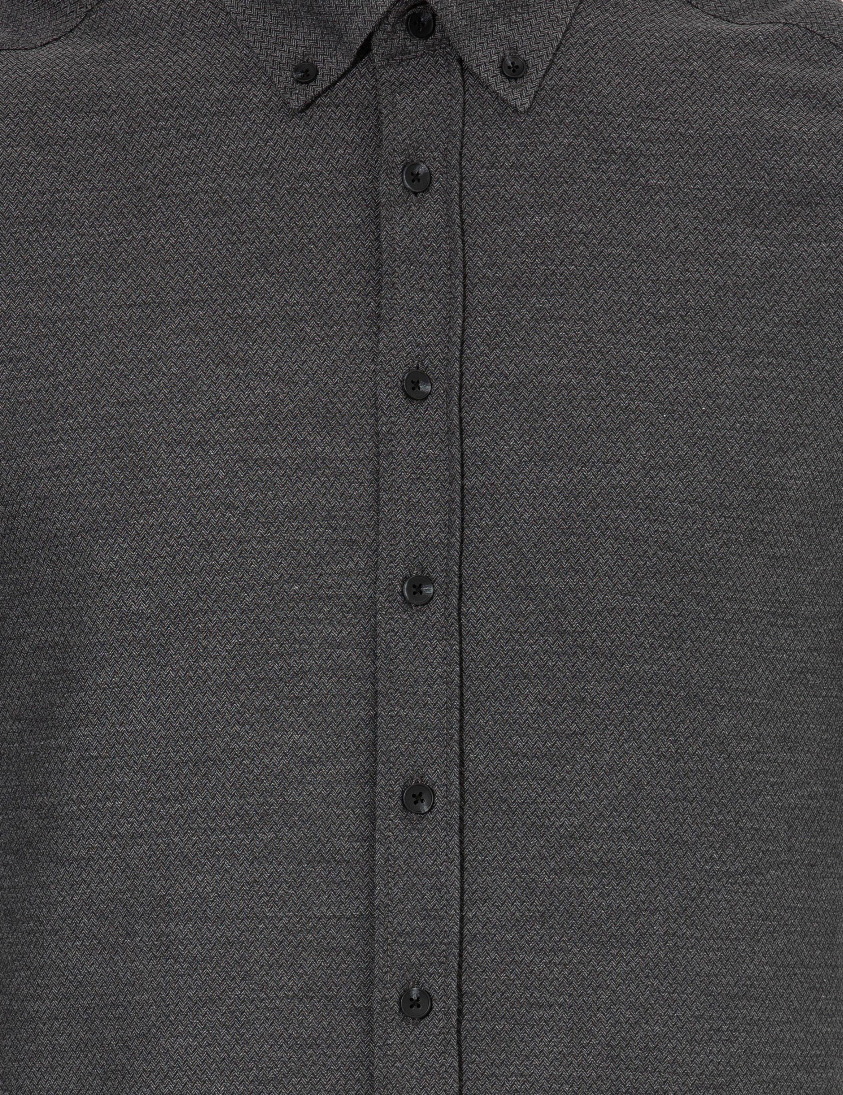 Siyah Regular Fit Uzun Kollu Gömlek