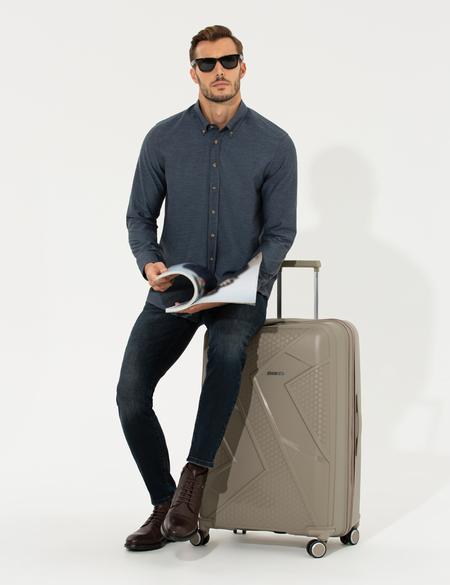 Lacivert Regular Fit Uzun Kollu Gömlek - 50261305051