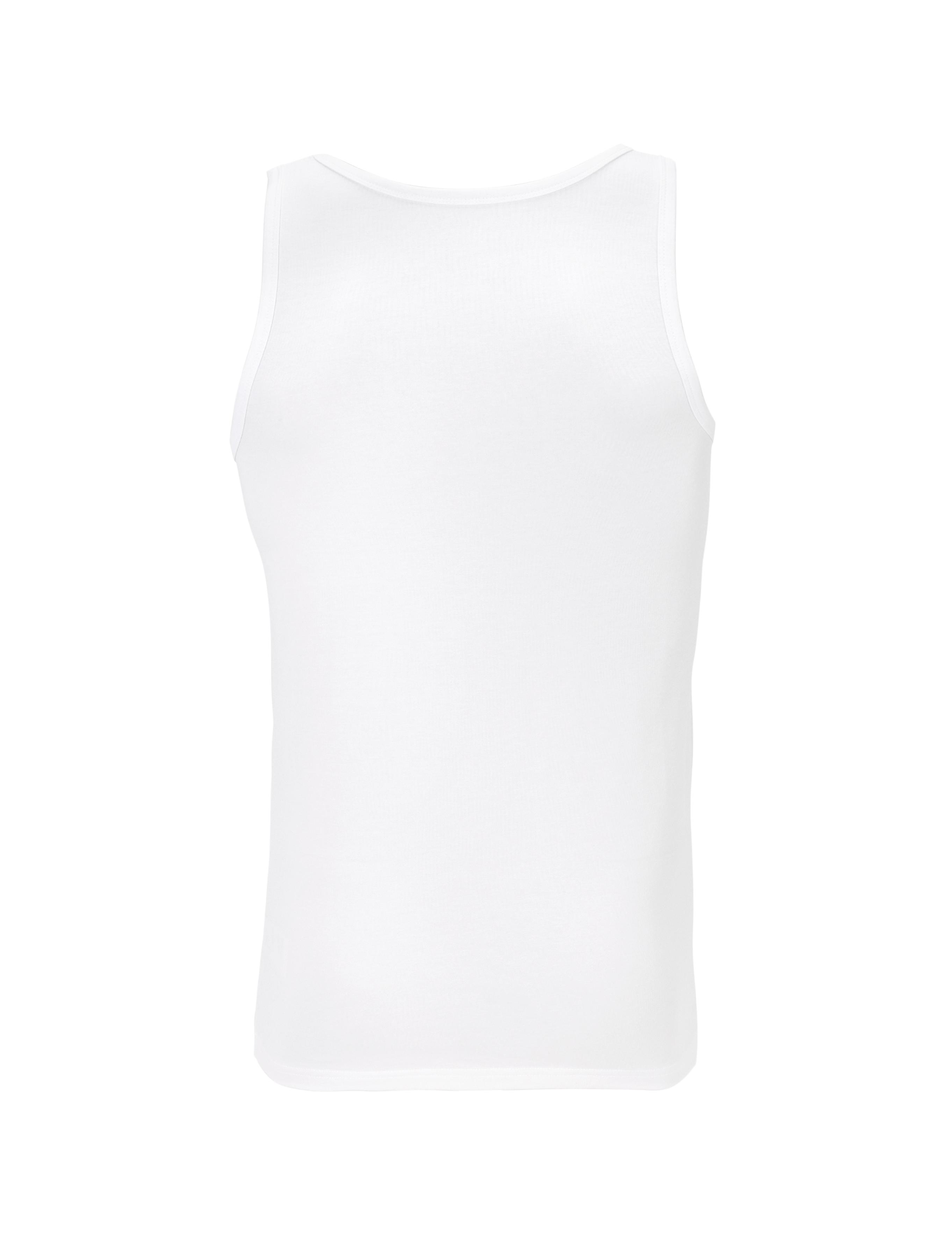 Beyaz Pamuk Modal Karışımlı 2'li Atlet