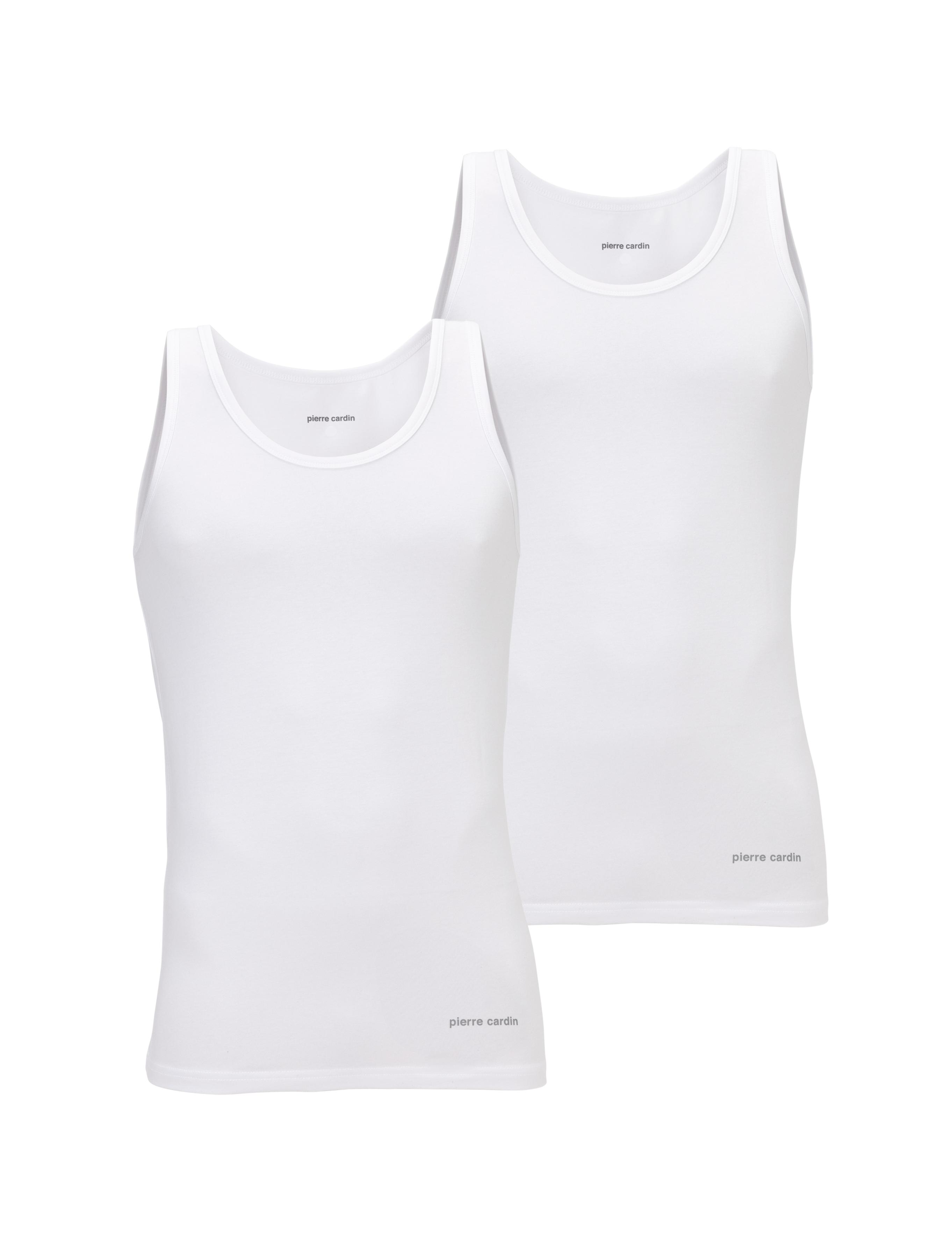 Beyaz Pamuk Modal Karışımlı 2'li Atlet