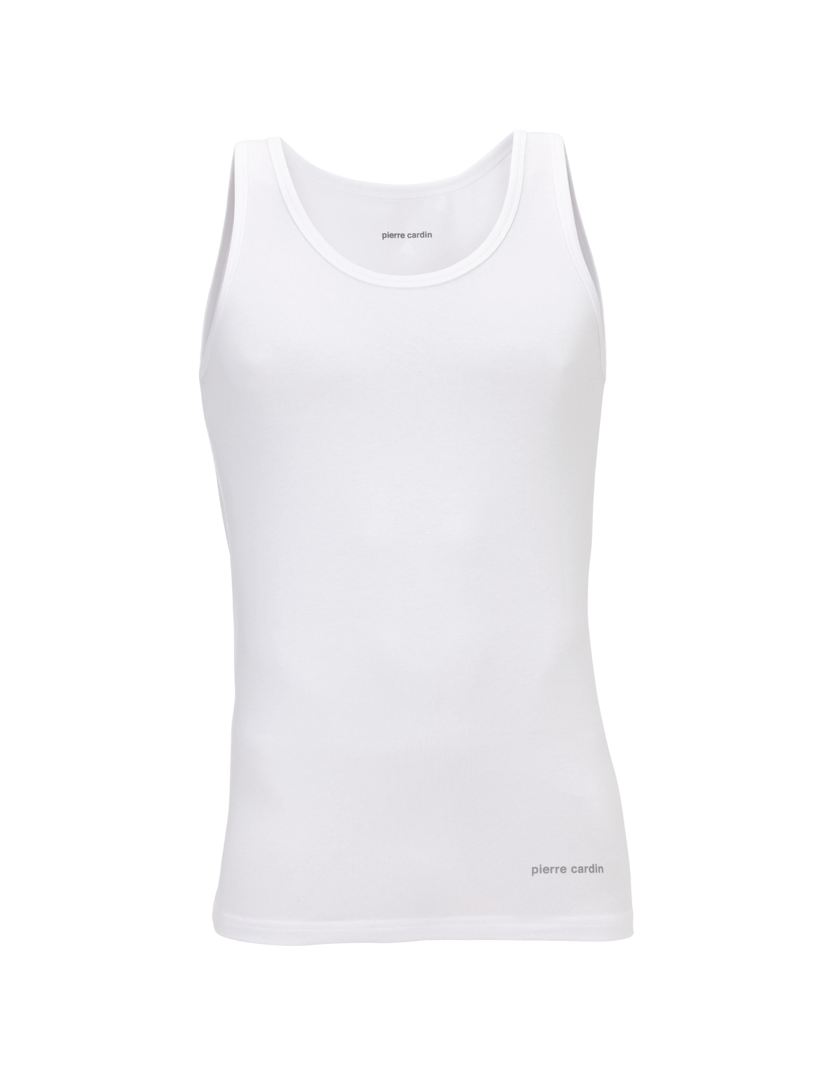 Beyaz Pamuk Modal Karışımlı 2'li Atlet