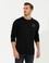 Siyah Comfort Fit Sweatshirt