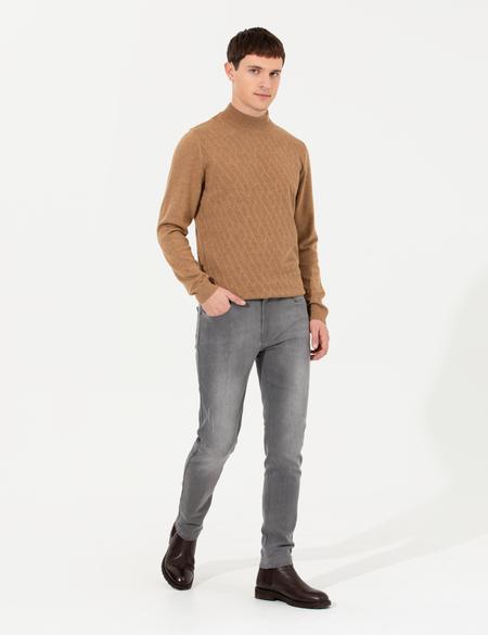 Gri Slim Fit Jean Pantolon - 50263615036