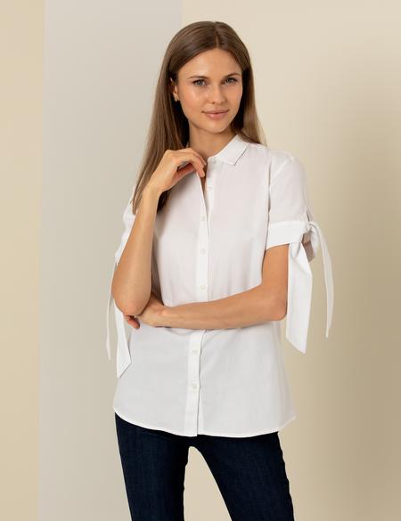 Beyaz Kısa Kollu Gömlek - 50202831011