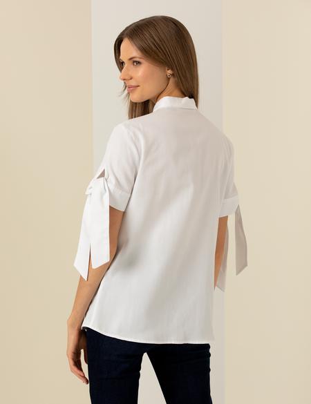 Beyaz Kısa Kollu Gömlek - 50202831011