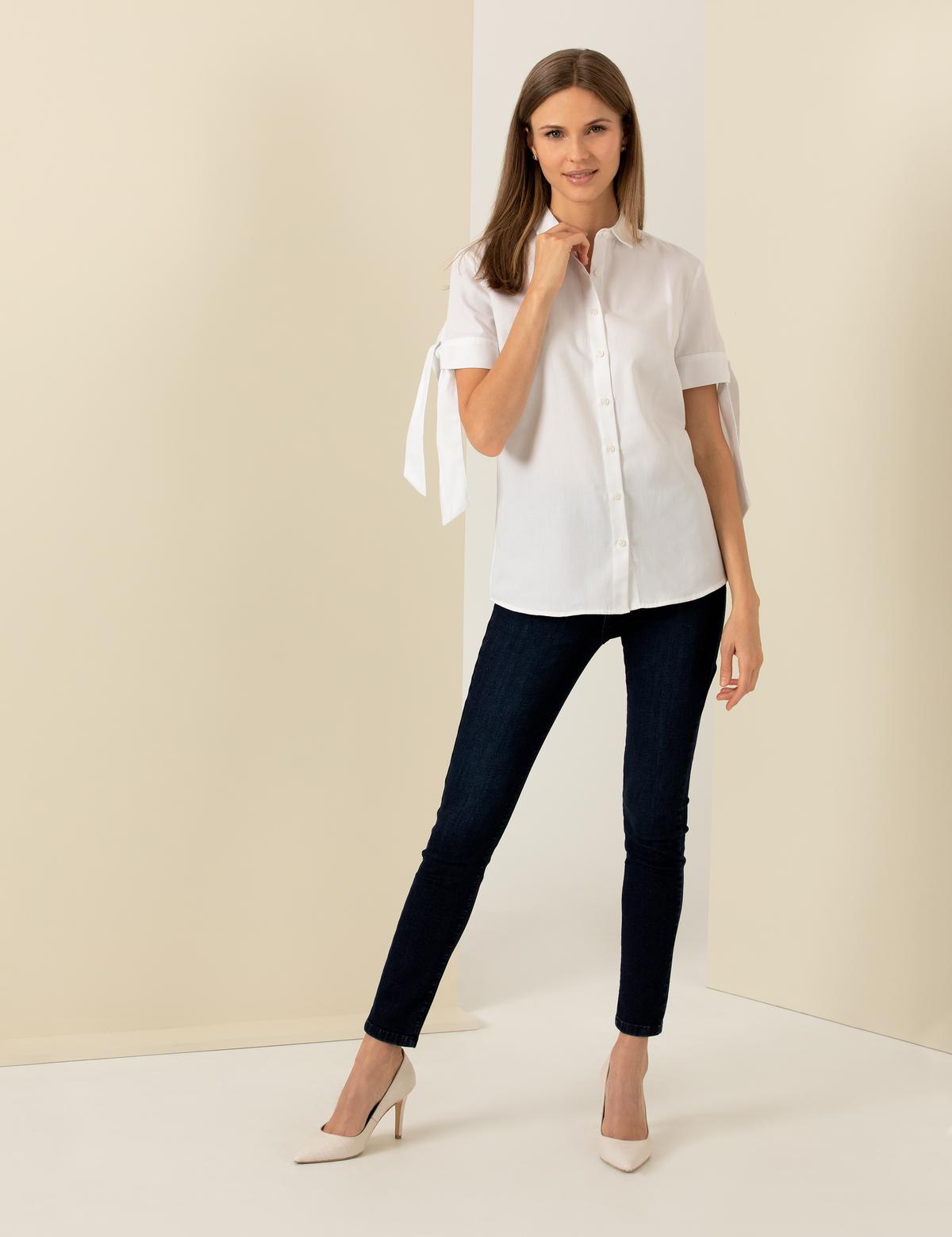 Beyaz Kısa Kollu Gömlek