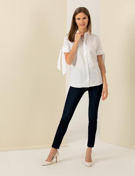 Beyaz Kısa Kollu Gömlek - 50202831011