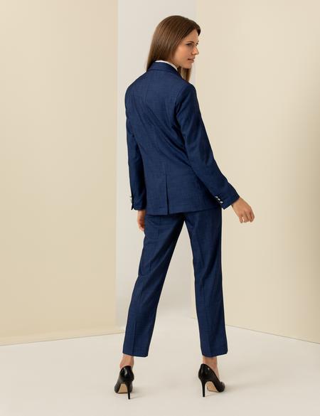 Lacivert Havuç Fit Kumaş Pantolon - 50247238009