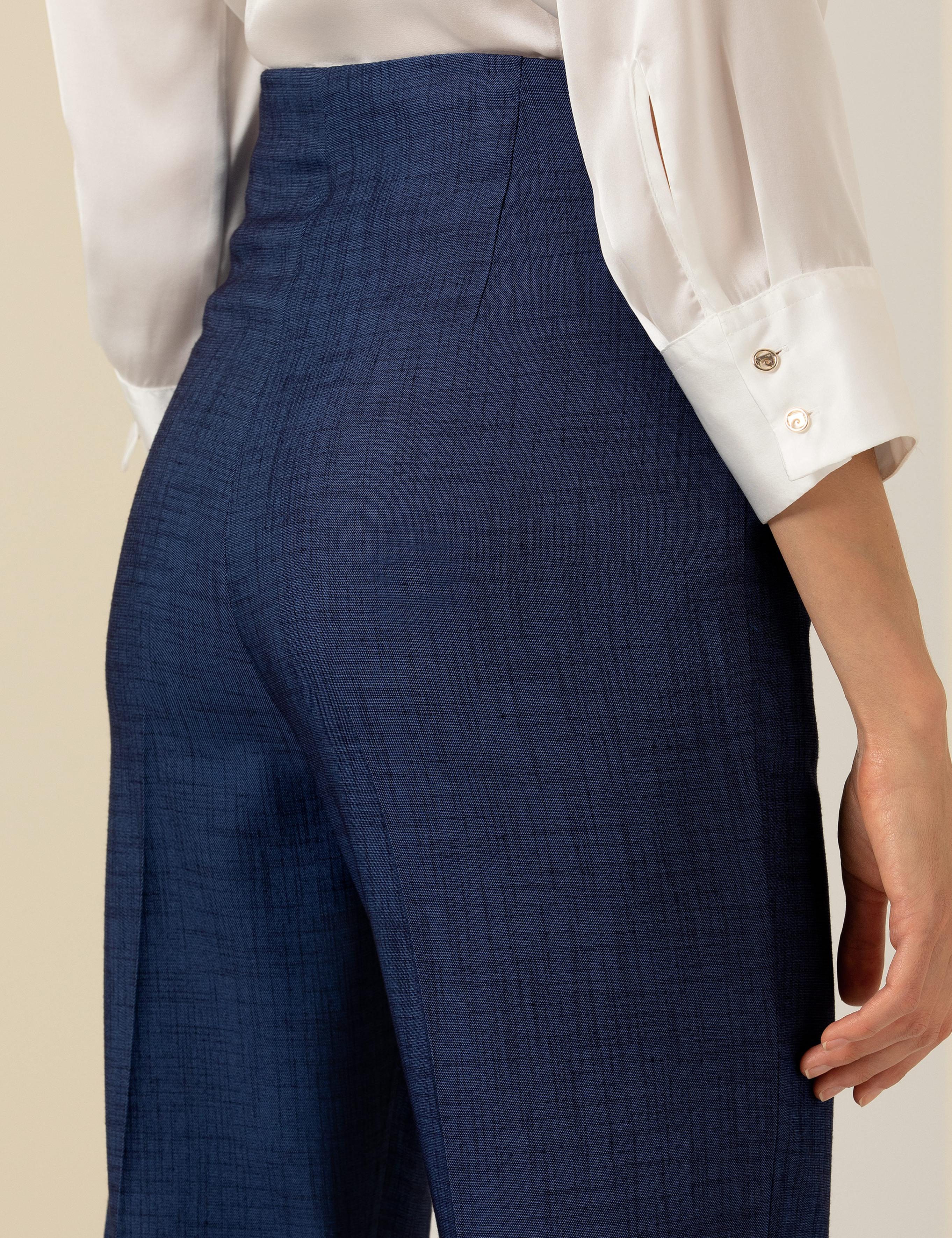 Lacivert Havuç Fit Kumaş Pantolon