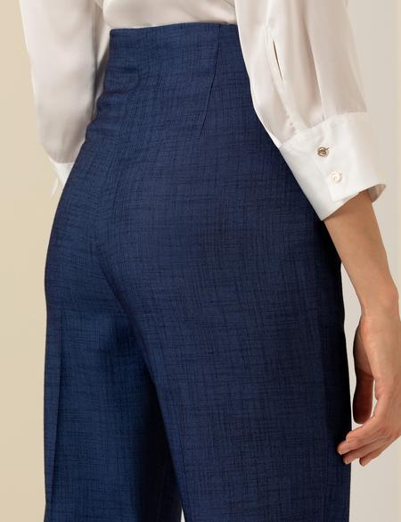 Lacivert Havuç Fit Kumaş Pantolon - 50247238009