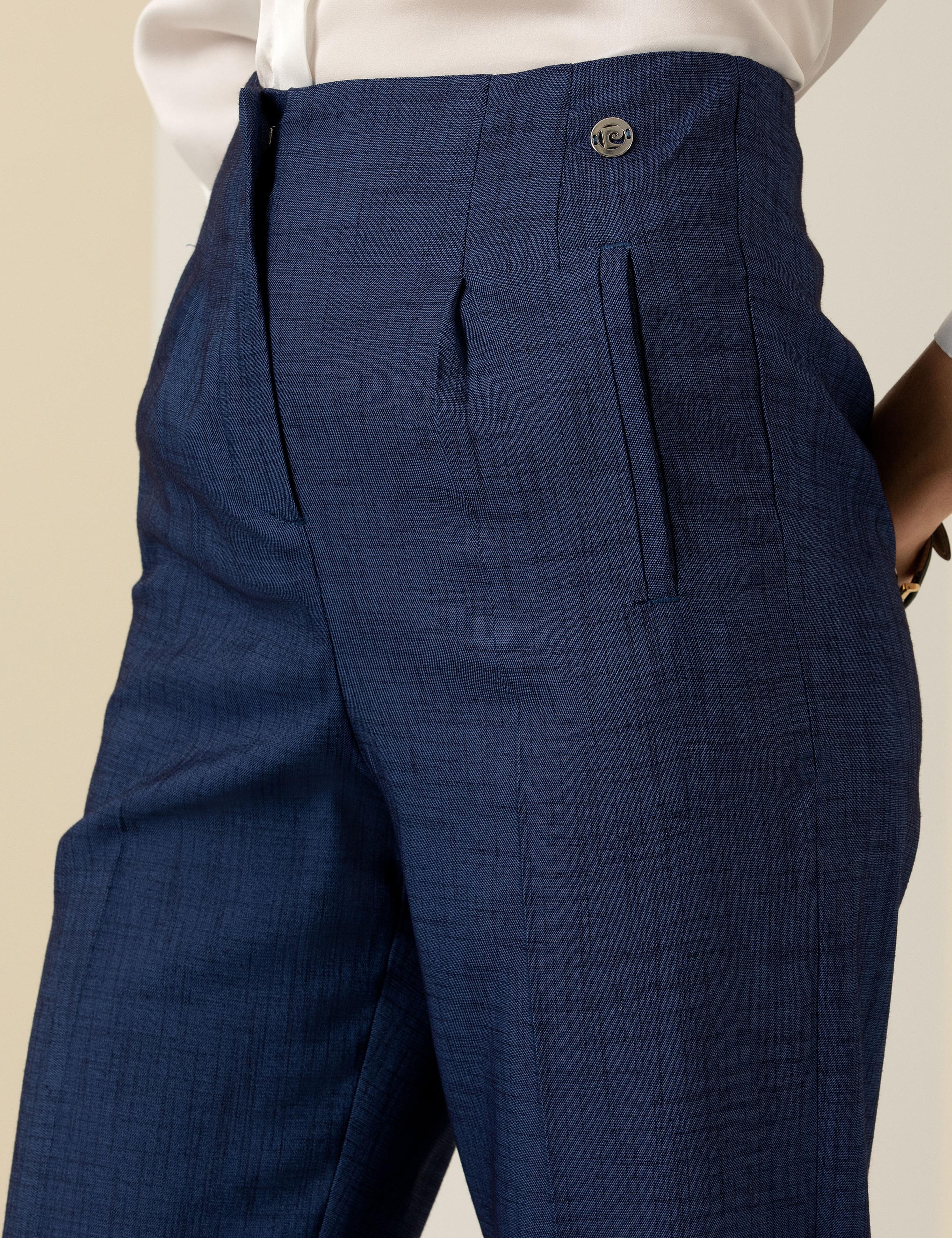 Lacivert Havuç Fit Kumaş Pantolon