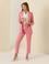 Fuşya Havuç Fit Kumaş Pantolon