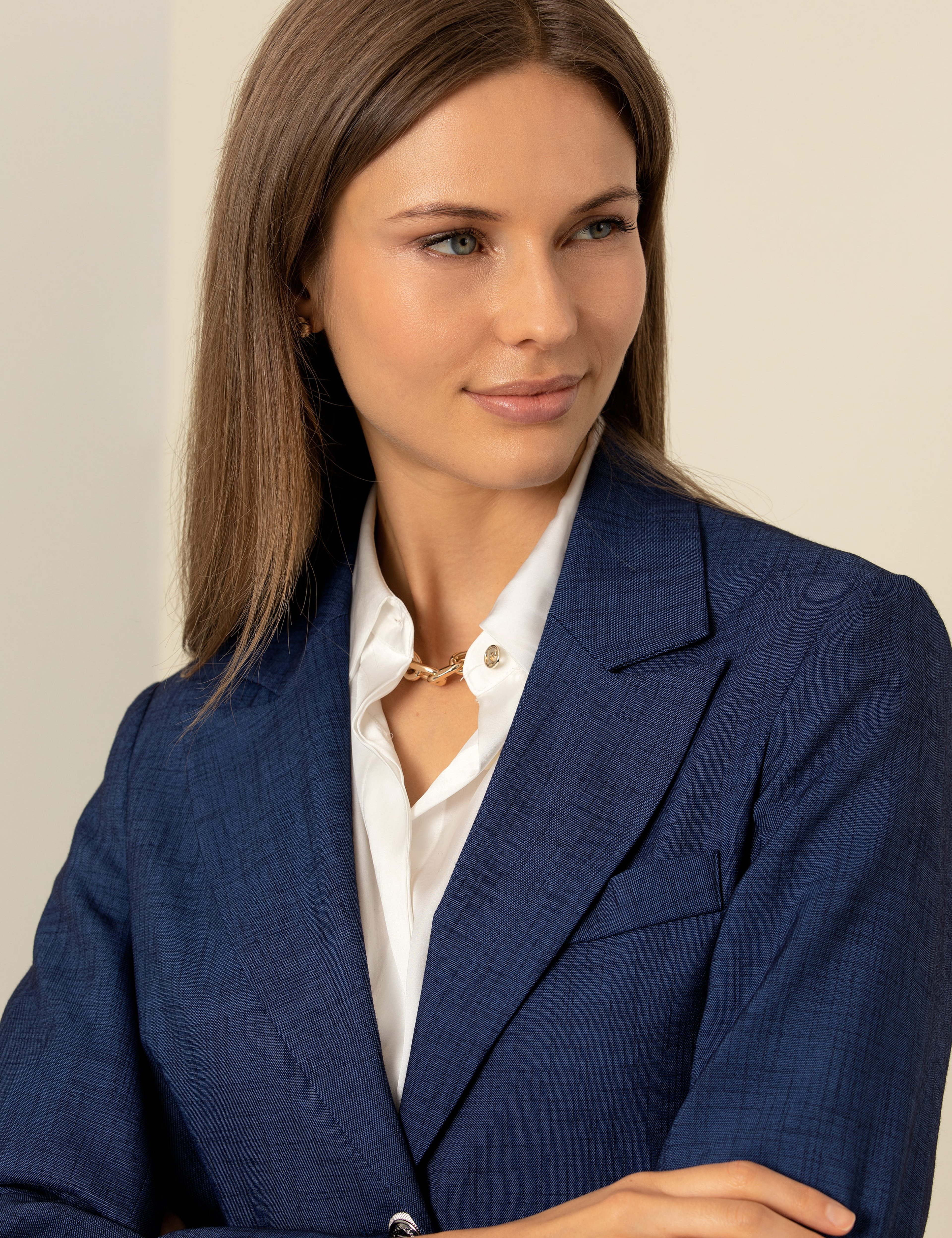 Lacivert Blazer Ceket - Image 2