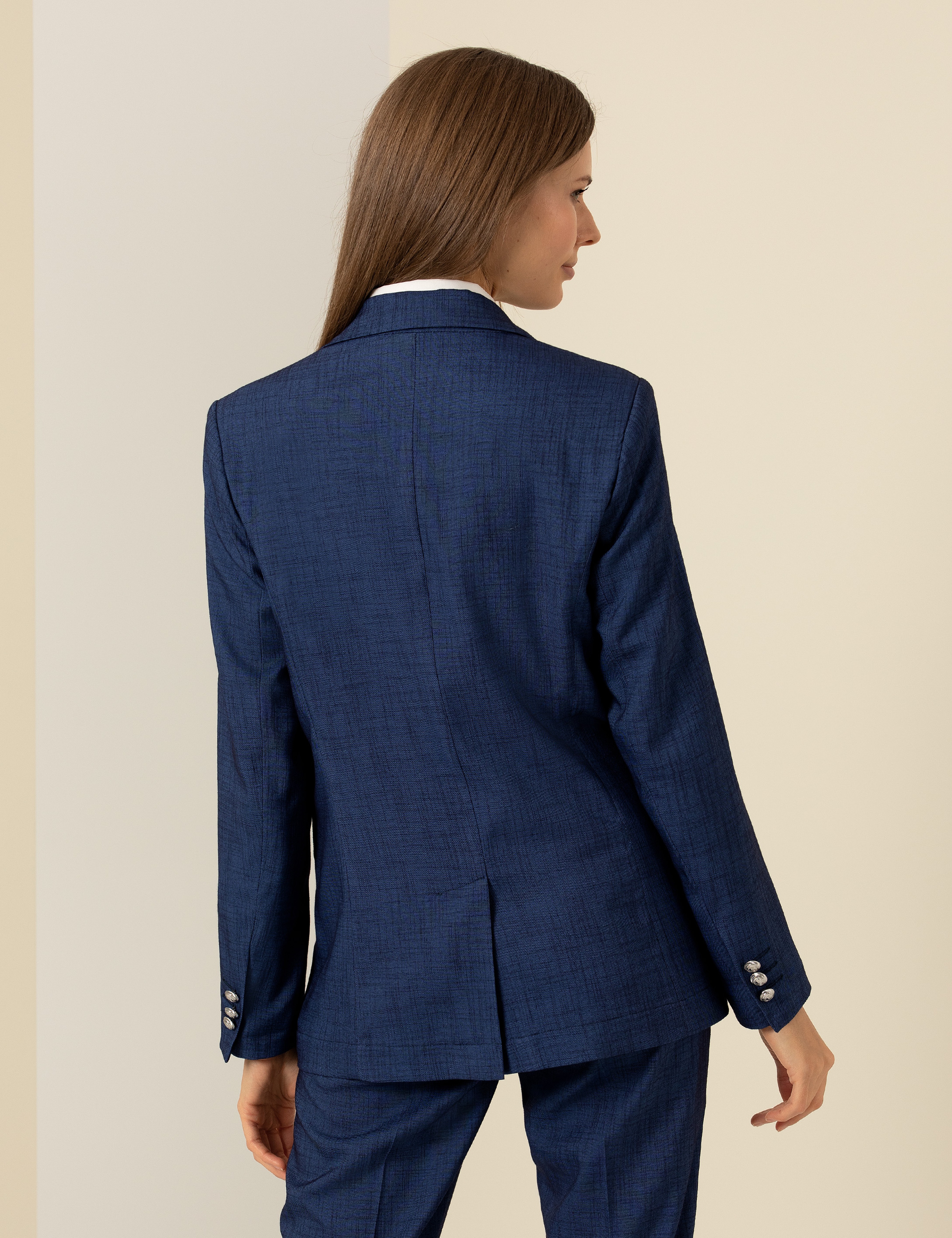 Lacivert Blazer Ceket - Image 5