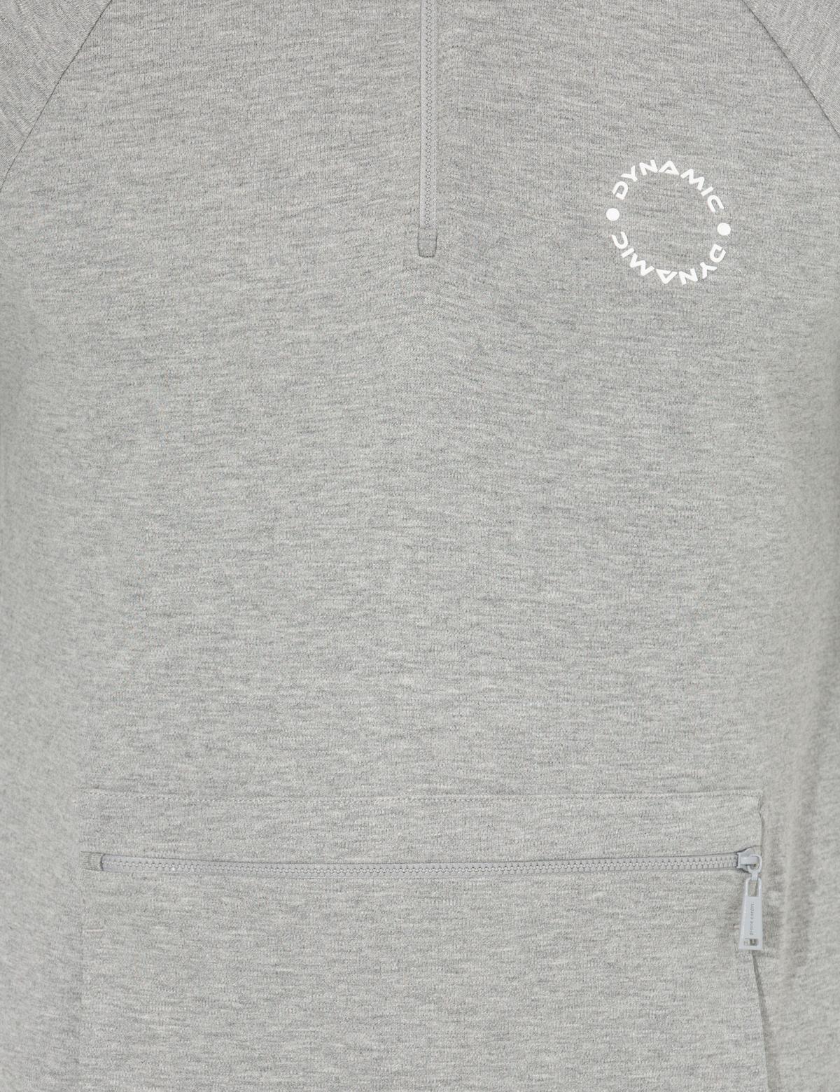 Açık Gri Melanj Regular Fit Kapüşonlu Sweatshirt - 50258445014