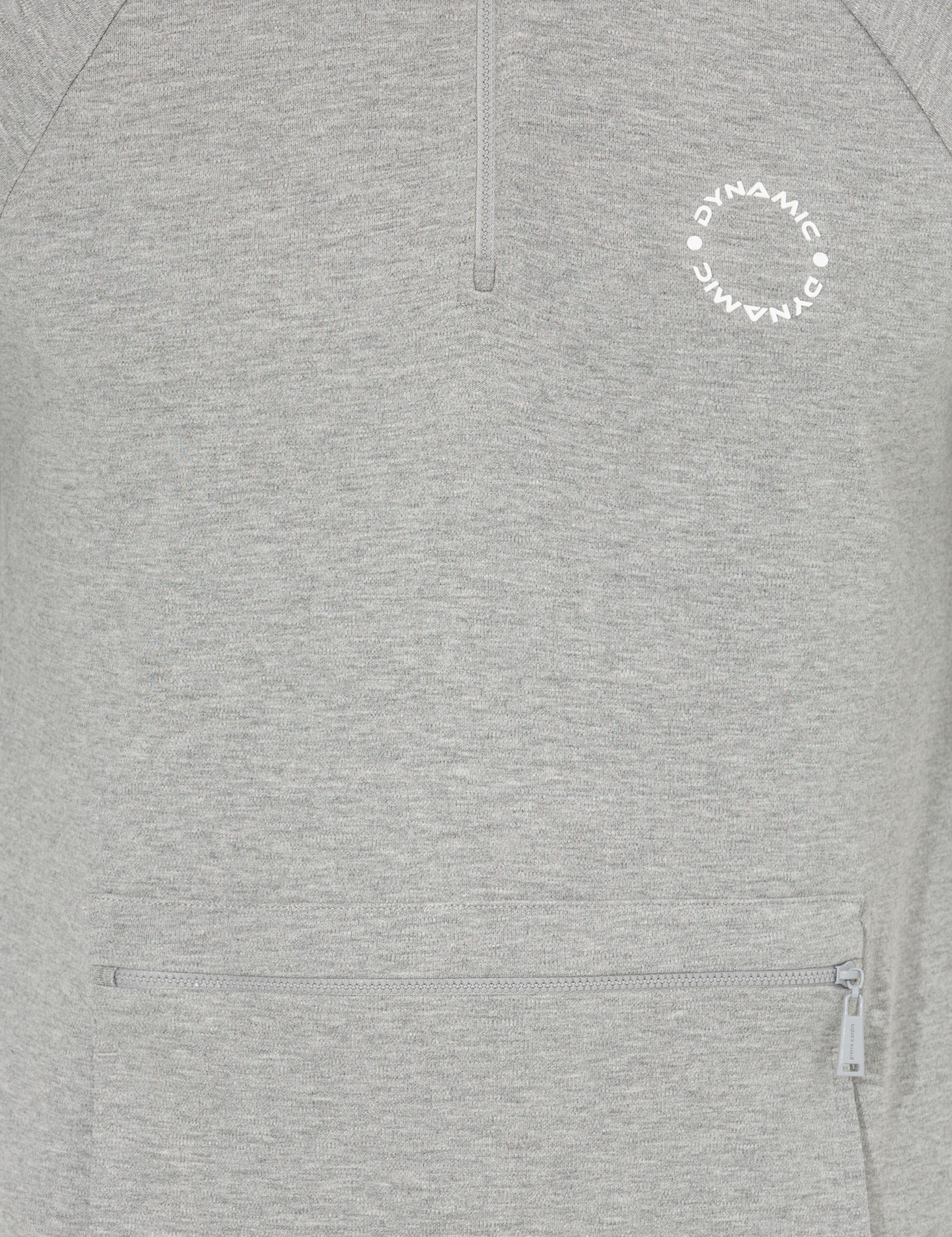 Açık Gri Melanj Regular Fit Kapüşonlu Sweatshirt