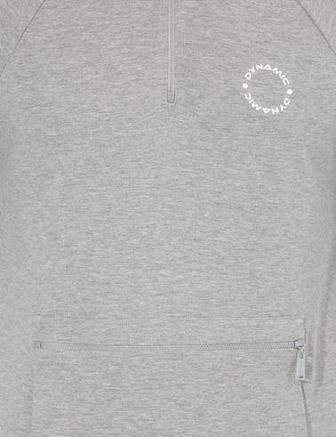 Açık Gri Melanj Regular Fit Kapüşonlu Sweatshirt