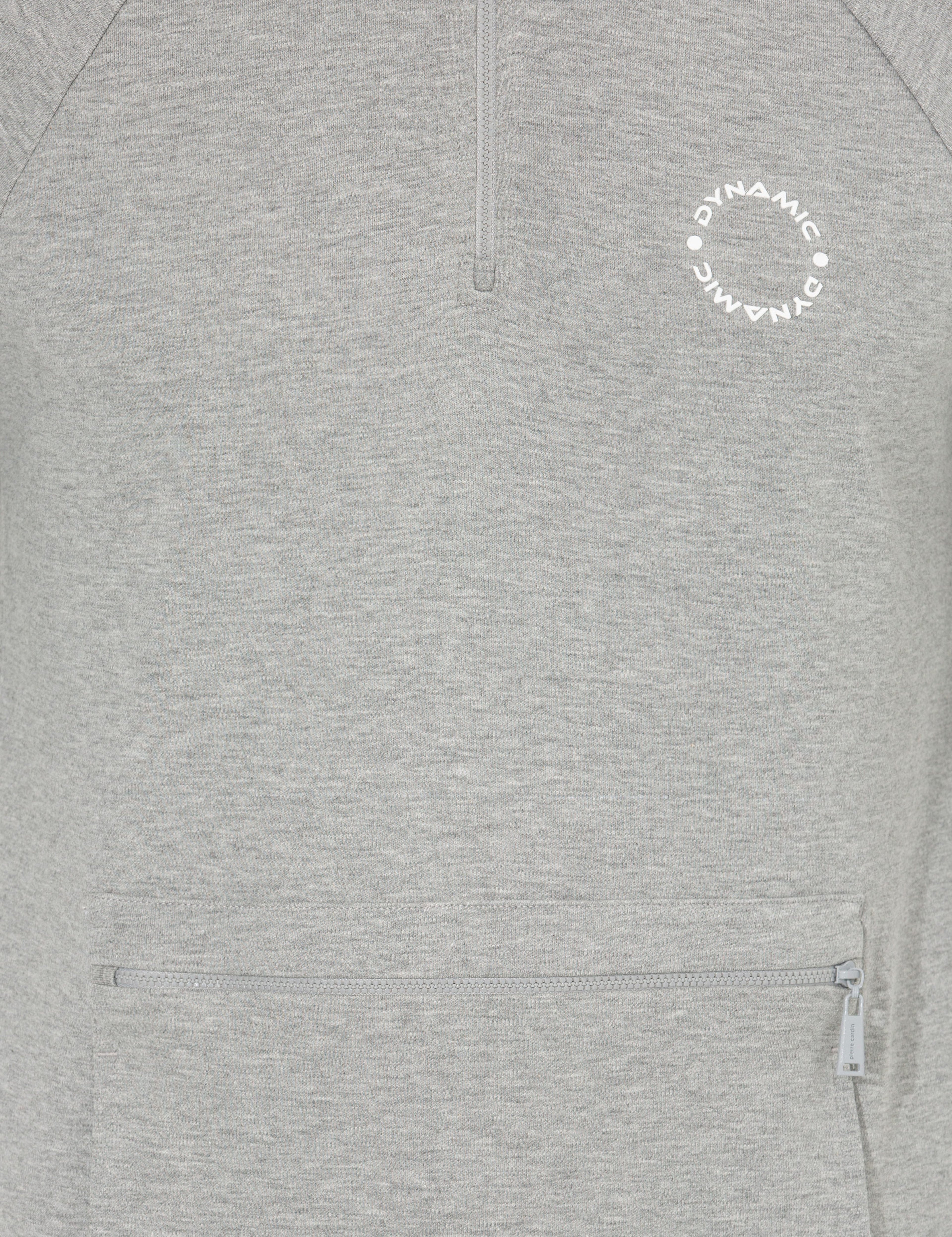 Açık Gri Melanj Regular Fit Kapüşonlu Sweatshirt - Image 6
