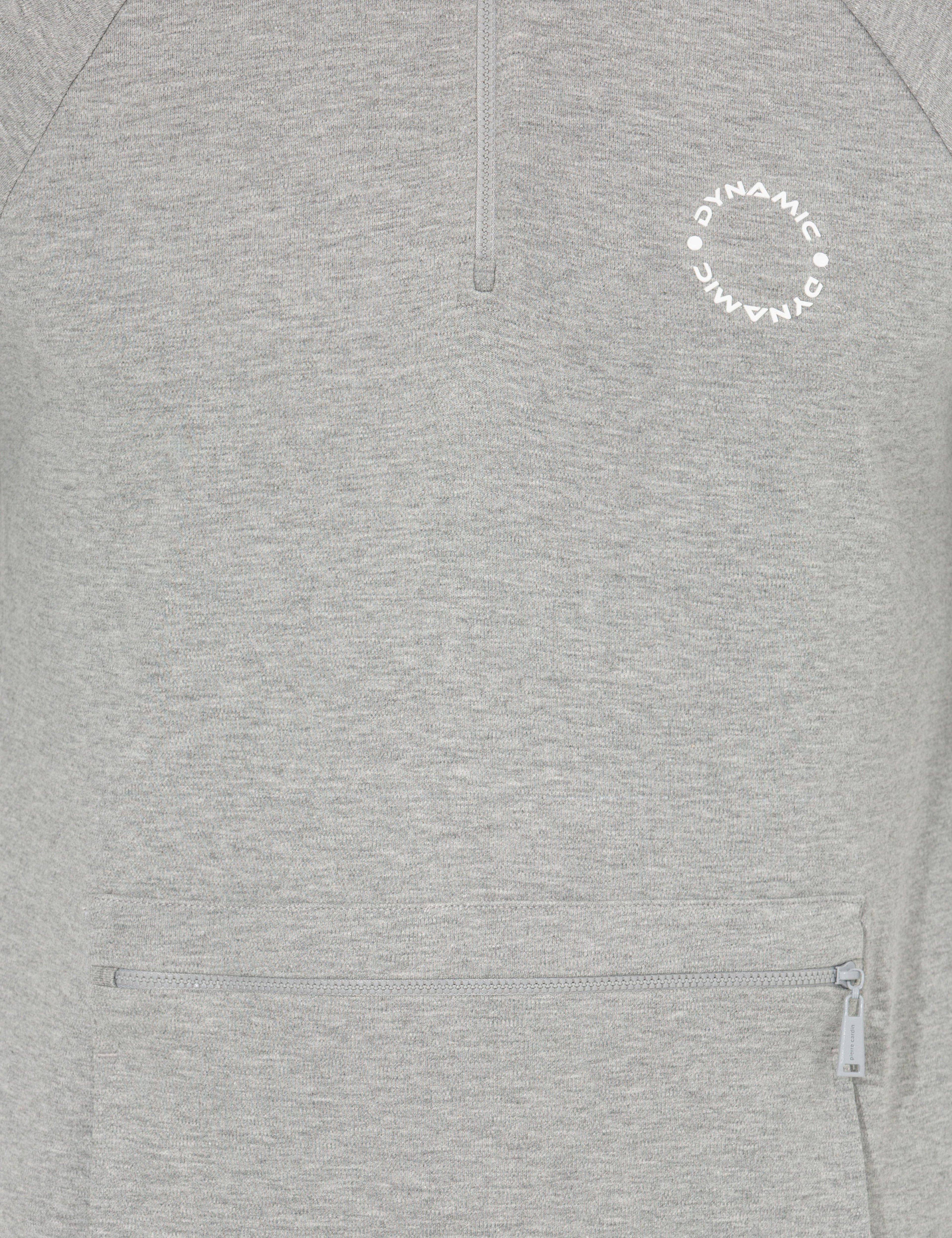Açık Gri Melanj Regular Fit Kapüşonlu Sweatshirt