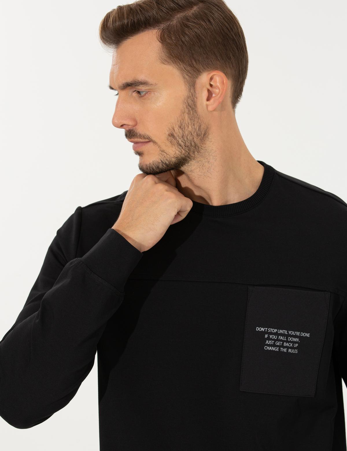 Siyah Sweatshirt - 50258324005