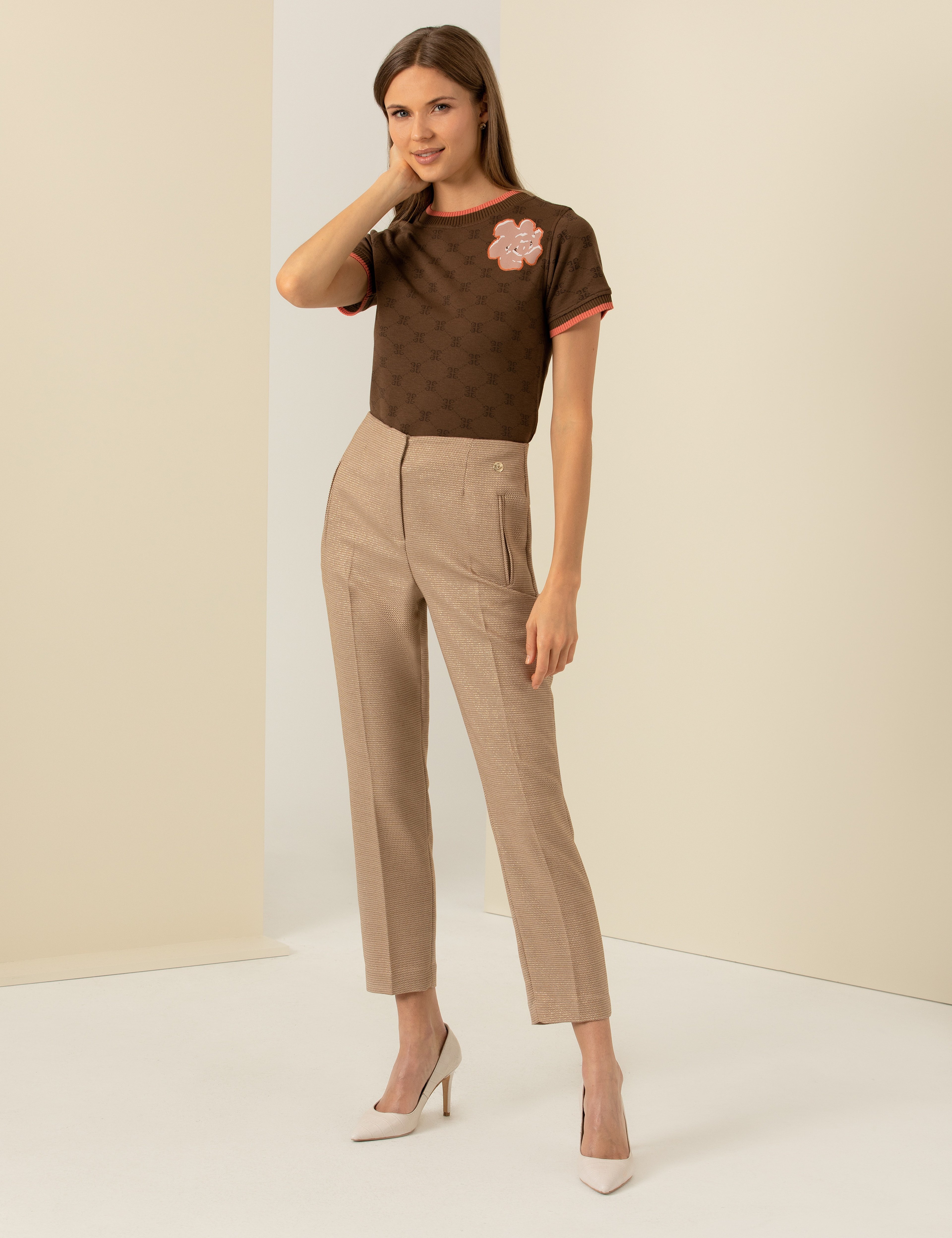 Camel Extra Slim Fit Tişört